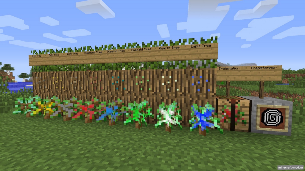 Мод TreeOres для Minecraft 1.11.2, 1.10.2, 1.9.4,  ...