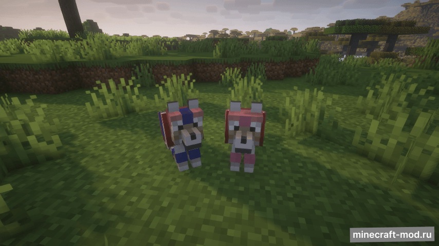Мод Armored Paws Backport (Wolf Armor) для Minecraft 1.20.1 forge