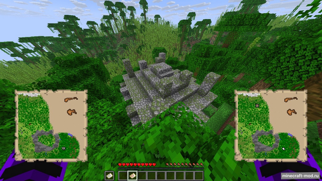 Мод Explorer Maps для Minecraft 1.21.10, 1.21.9, 1.21.8,  ...