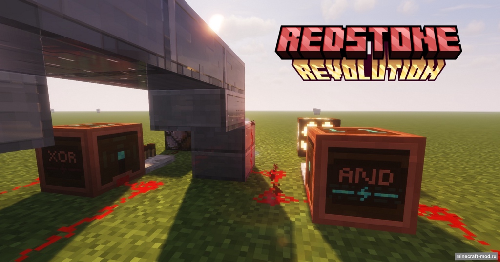 Мод Midrian - Redstone Revolution для Minecraft 1.21.10, 1.21.6, 1.21.1,  ...