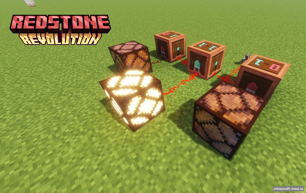 Мод Midrian - Redstone Revolution для Minecraft 1.21.10, 1.21.6, 1.21.1,  ...