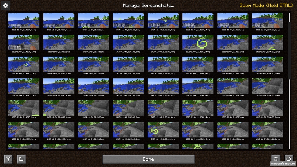 Мод Sporadic Screenshot для Minecraft 1.21.1 neoforge