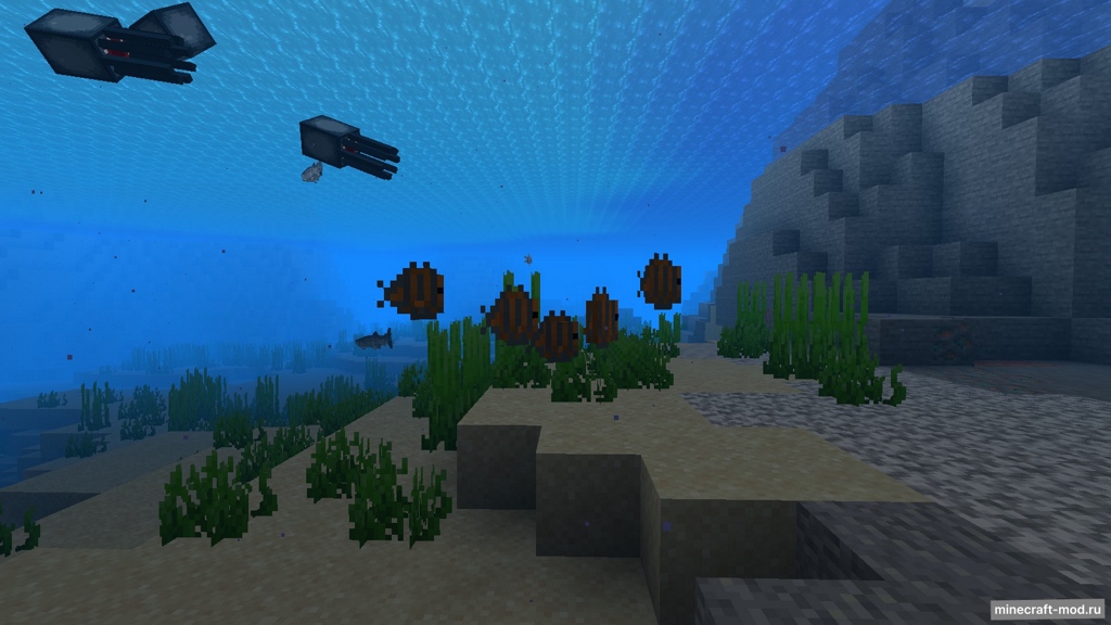 Мод BetterVannilaFishes для Minecraft 1.20.1 forge