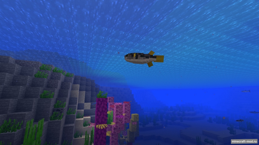 Мод BetterVannilaFishes для Minecraft 1.20.1 forge