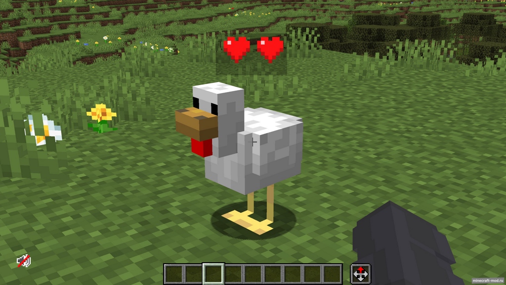 Мод Mob Hearts для Minecraft 1.21.10, 1.21.9