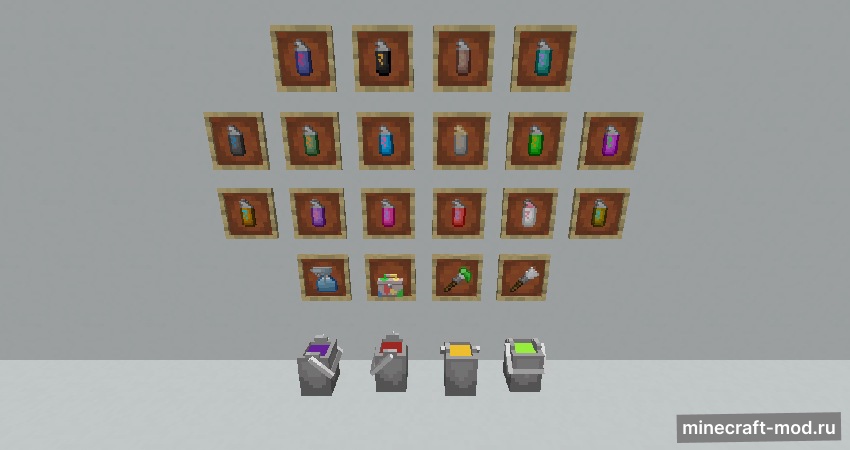 Мод Spray Cans для Minecraft 1.21.1 neoforge