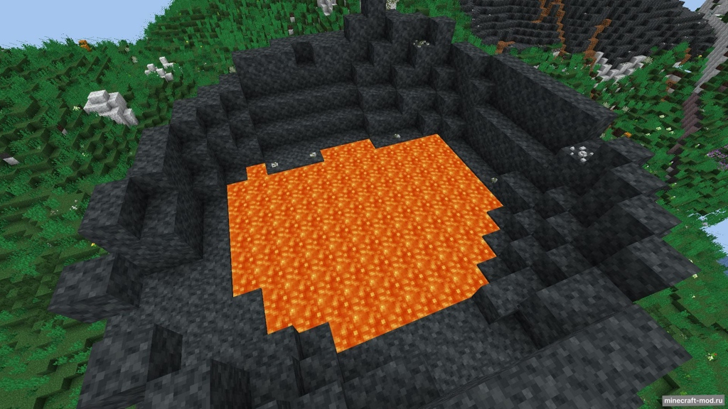 Мод TFC Volcanoes для Minecraft 1.20.1 forge, 1.20.1 (Русификатор) forge