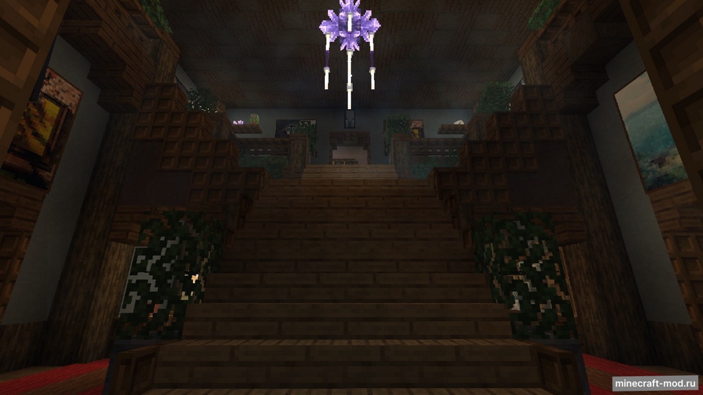 Мод Luki's Woodland Mansions для Minecraft 1.21.10, 1.21.9, 1.21.8,  ...
