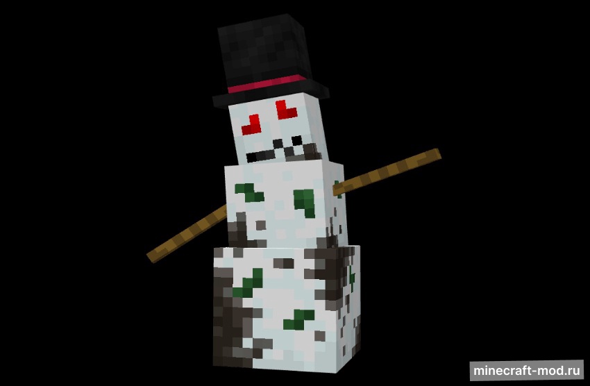 Мод SCP-4230, The Snowman для Minecraft 1.20.1, 1.19.4, 1.19.2