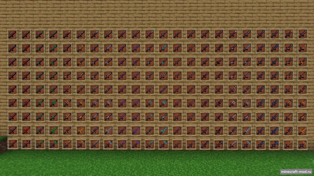 Мод Sword Trims для Minecraft 1.21.10, 1.21.9