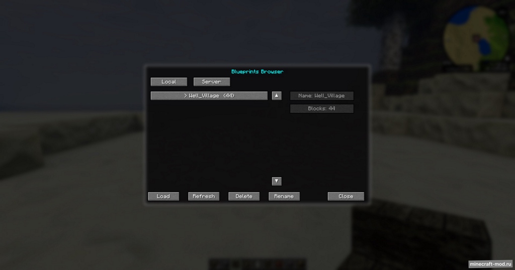 Мод BluePrints+ для Minecraft 1.21.1 fabric