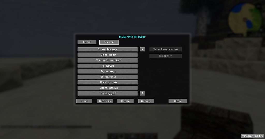 Мод BluePrints+ для Minecraft 1.21.1 fabric