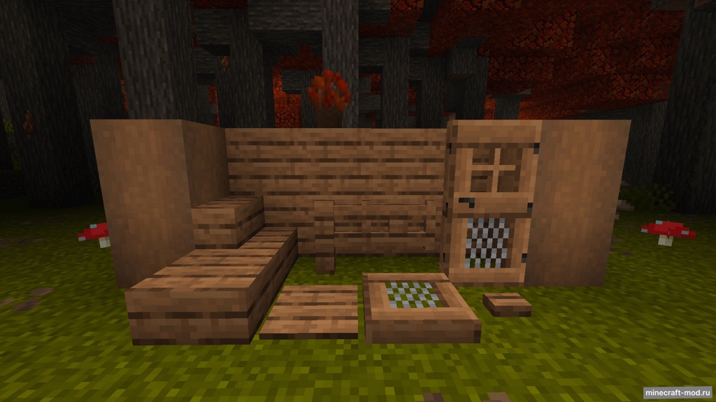 Мод NiBS Maple Forest для Minecraft 1.21.8 neoforge