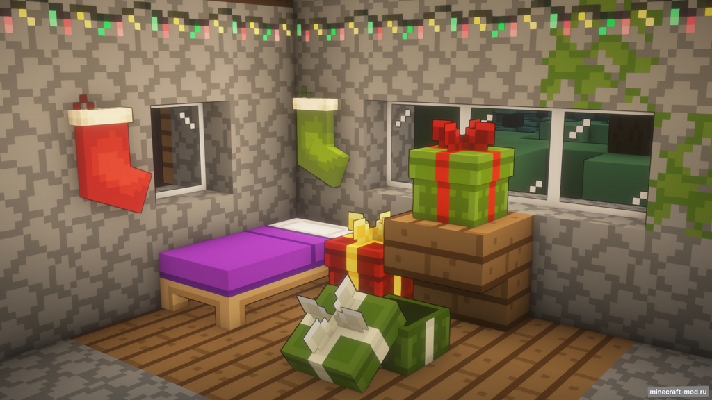 Мод Santa's Delight для Minecraft 1.21.10