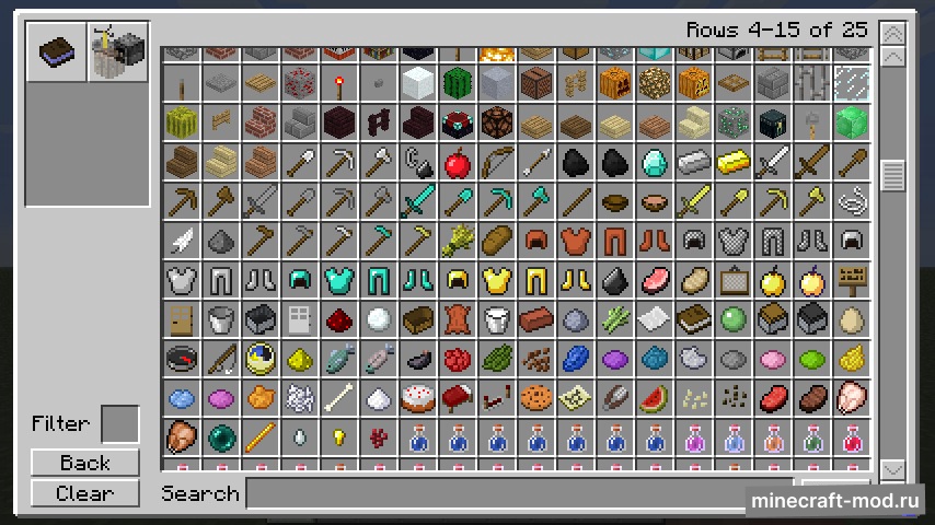 Мод CraftGuide для Minecraft 1.10.2, 1.8.9, 1.7.10,  ...