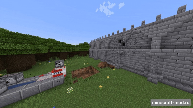 Мод Block Explosion Damage для Minecraft 1.21.10, 1.21.9, 1.21.8,  ...