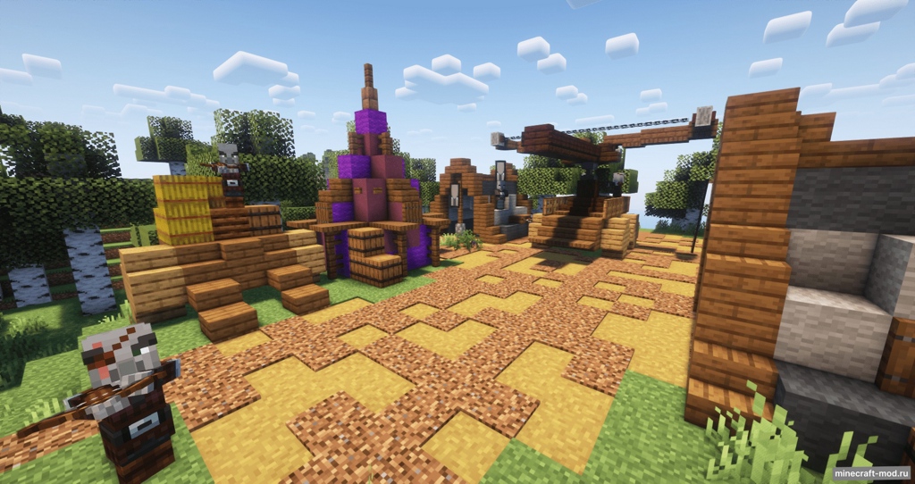 Мод Jaki Versatile Structures (JVS) для Minecraft 1.20.1