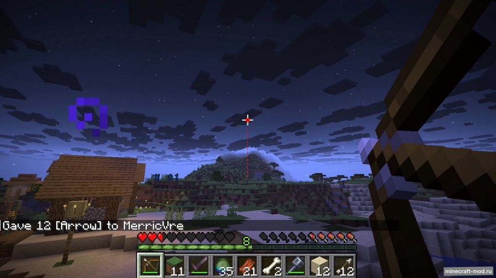 Мод Crosshair Helper для Minecraft 1.21.10 fabric