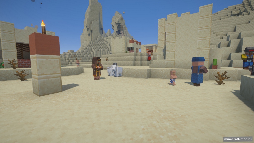 Мод Visiting Villagers для Minecraft 1.21.1, 1.21, 1.20.1