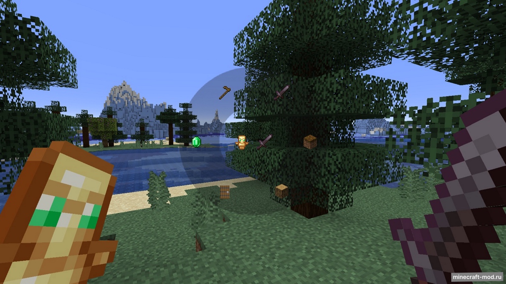 Мод Radial Hotbar для Minecraft 1.20.1 forge