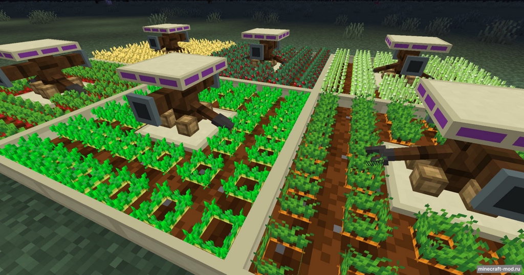 Мод Simple Stations - Farmer для Minecraft 1.21.1