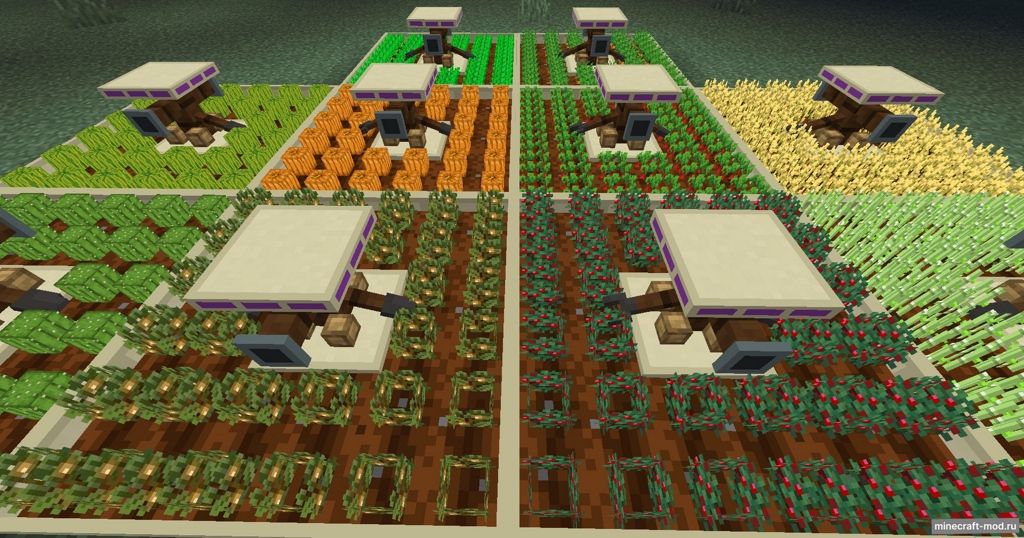 Мод Simple Stations - Farmer для Minecraft 1.21.1