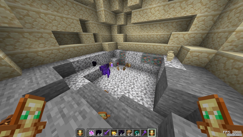 Мод Item Drops Scale для Minecraft 1.21.10, 1.21.9, 1.21.8,  ...