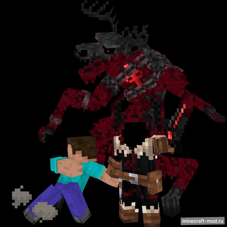 Мод Fathomless Crimson (Tribute to Horror) для Minecraft 1.20.1 forge