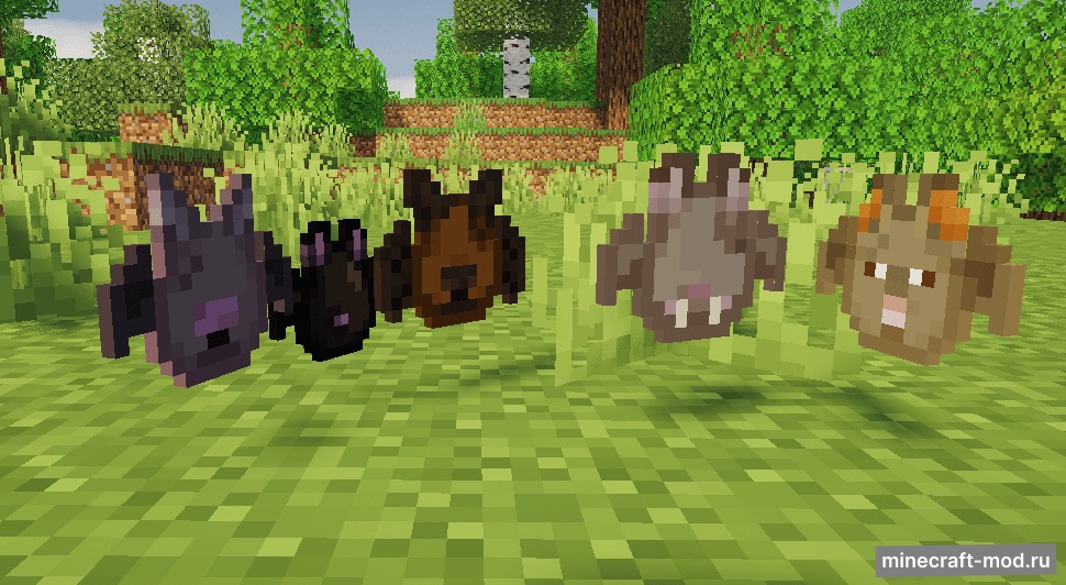 Мод More better bats plus для Minecraft 1.21.1, 1.20.1
