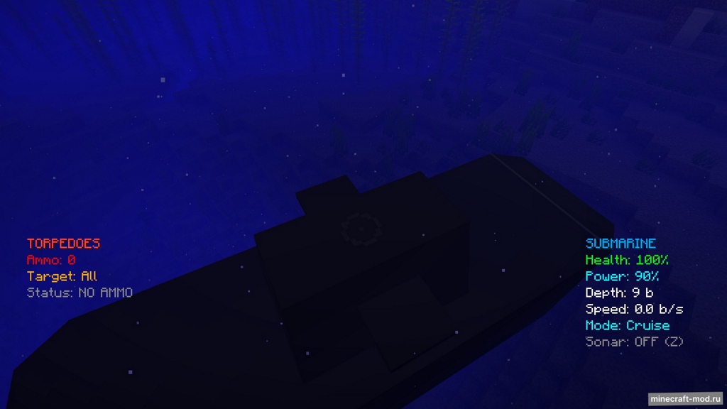 Мод Submarines'n Torpedoes для Minecraft 1.21.1 - 1.21 fabric