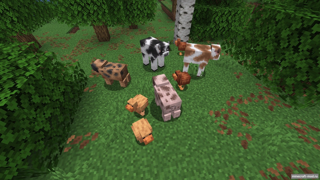 Мод J6's Mob Variants для Minecraft 1.21.10, 1.21.9, 1.21.6,  ...