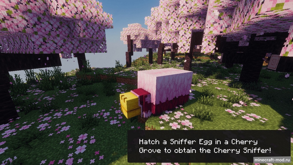 Мод Sniffer Reimagined для Minecraft 1.21.10 - 1.21.9 fabric, 1.21.8 - 1.21.6 fabric
