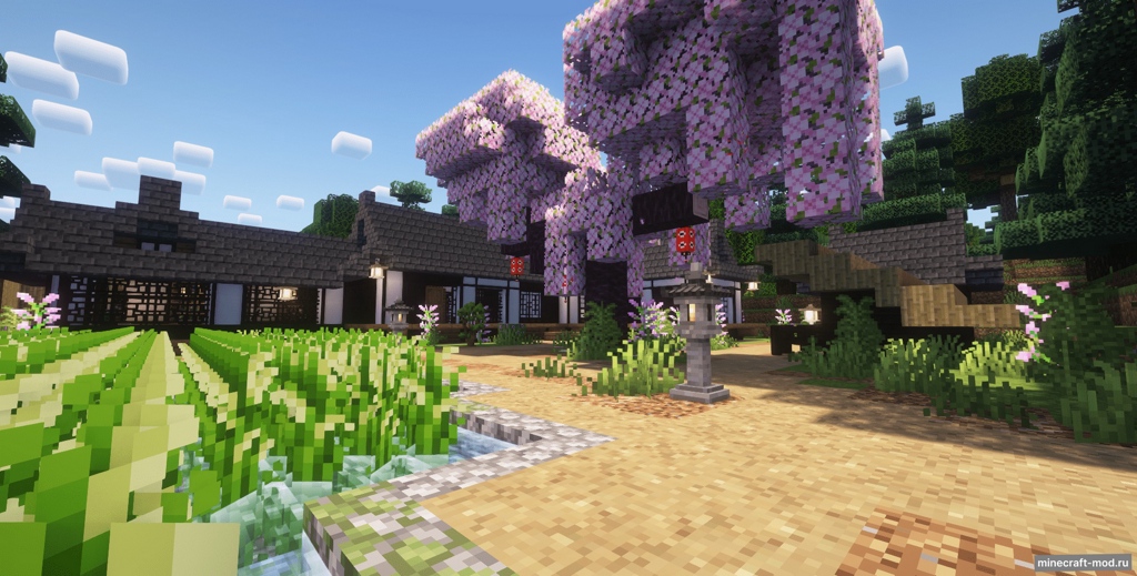 Мод Ancient Structures: Edo Japan для Minecraft 1.20.1