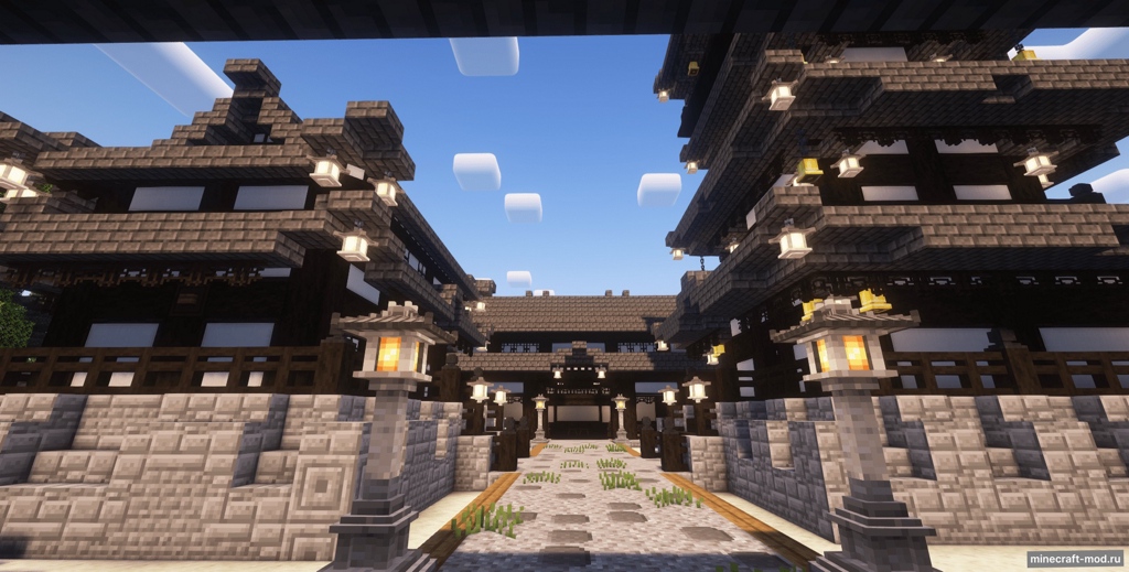 Мод Ancient Structures: Edo Japan для Minecraft 1.20.1