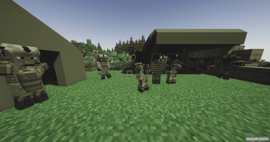 Мод CAPS_Awim Tactical Gear для Minecraft 1.20.1 forge
