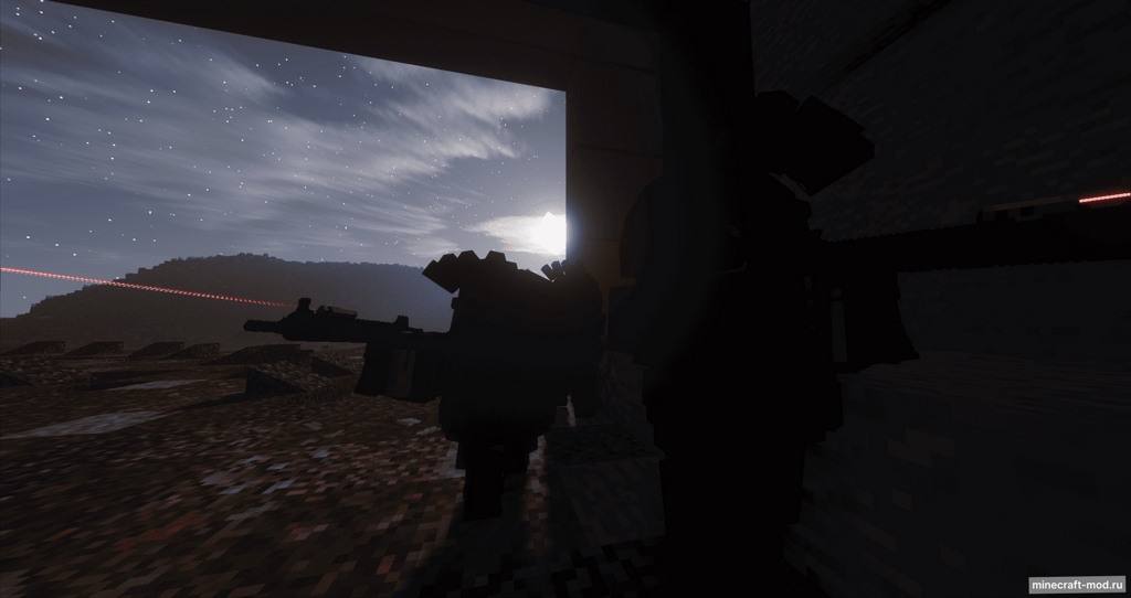 Мод CAPS_Awim Tactical Gear для Minecraft 1.20.1 forge