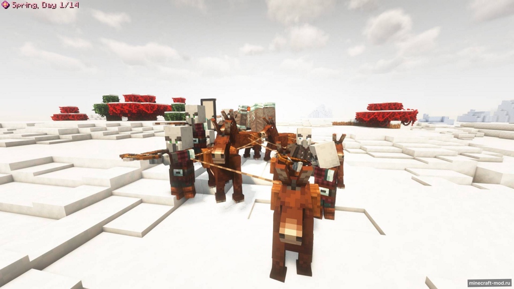 Мод Pillager Caravans для Minecraft 1.21.1, 1.20.1