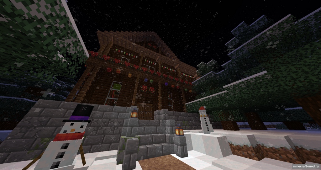 Мод Worry Christmas для Minecraft 1.20.1 forge