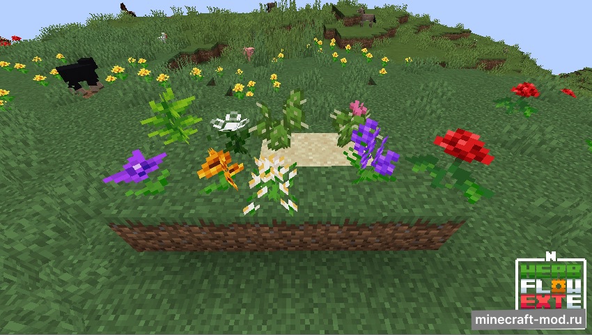 Мод N Herb Flower Ext Box для Minecraft 1.20.1 forge