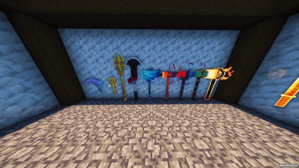 Мод TugkanDeMan's Weaponry Reforged (TWMR) для Minecraft 1.21.1, 1.20.1
