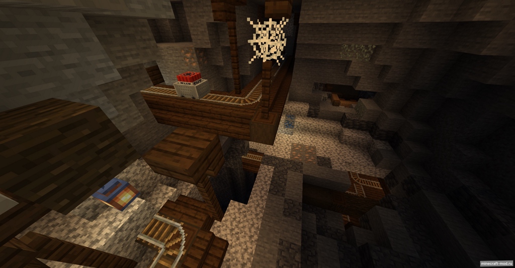 Мод Zaffre's Mineshafts для Minecraft 1.21.11, 1.21.10, 1.21.9