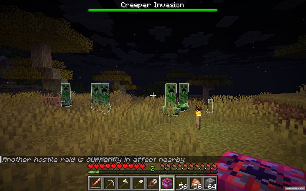 Мод More Raids для Minecraft 1.21.11, 1.21.10, 1.21.9,  ...