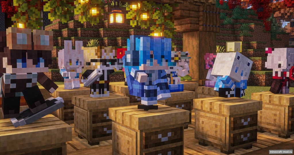 Мод Adorable Dolls для Minecraft 1.20.1 forge