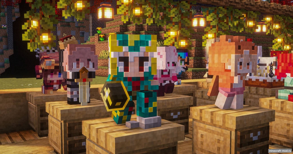 Мод Adorable Dolls для Minecraft 1.20.1 forge