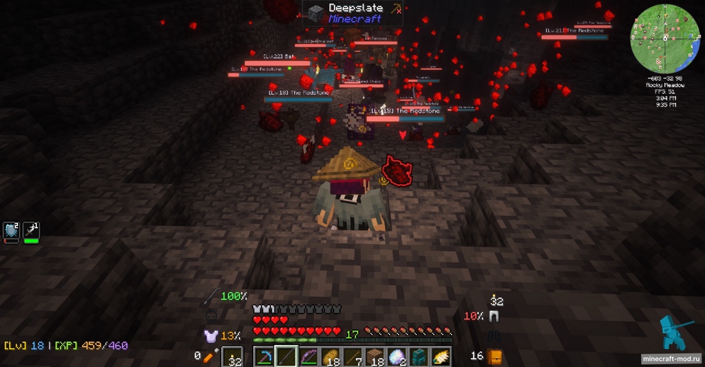 Мод Epic RPG: Leveling Rank для Minecraft 1.20.1 forge