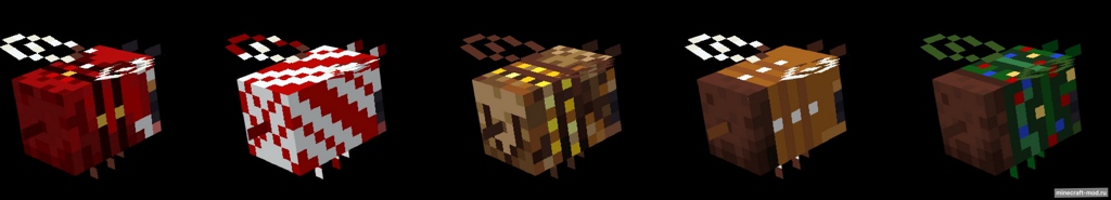 Мод Maple's Bee Collection для Minecraft 1.21.11, 1.21.1, 1.20.1