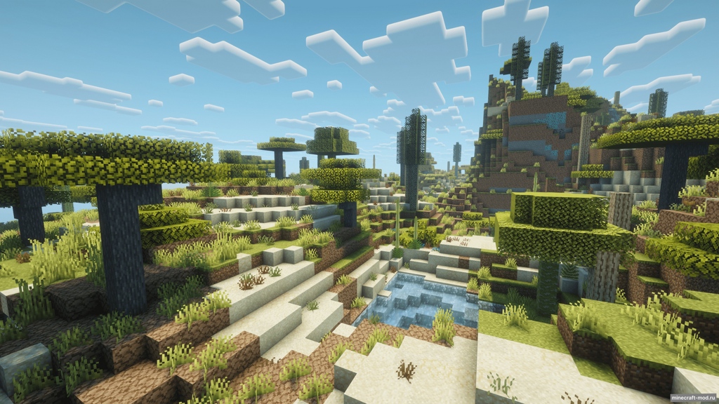 Мод Deserts and Dunes Re-sanded для Minecraft 1.21.1 neoforge