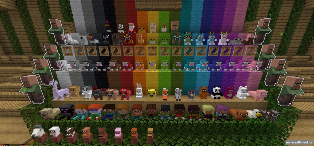 Мод Plushy+ для Minecraft 1.21.8, 1.21.4, 1.21.1,  ...