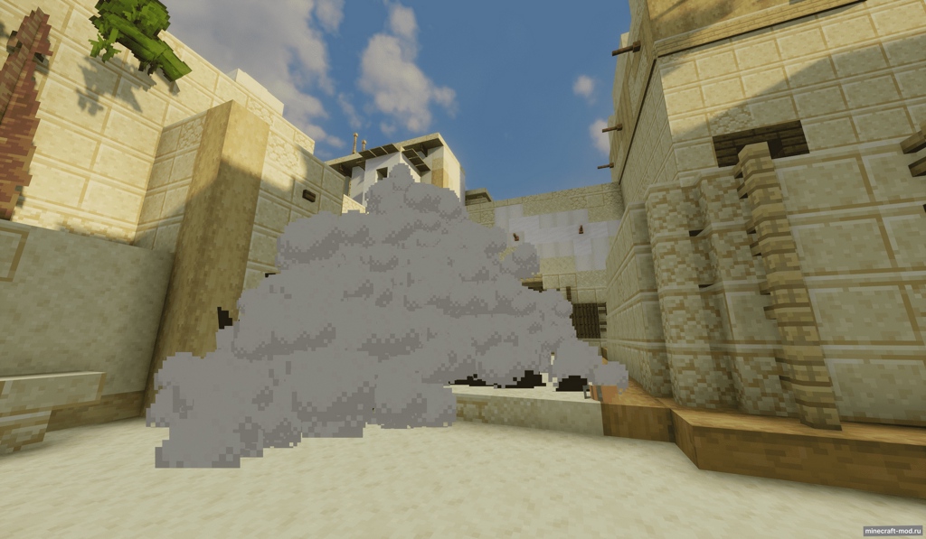 Мод Counter Strike Grenades для Minecraft 1.20.1 forge