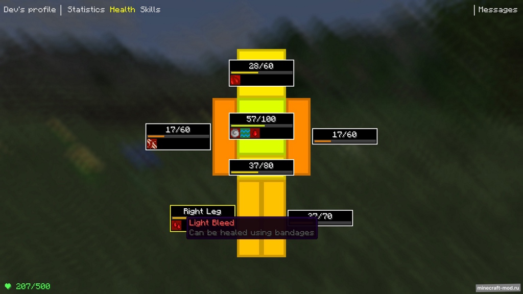 Мод Medical System для Minecraft 1.21.11 neoforge, 1.21.10 neoforge, 1.21.9 neoforge,  ...